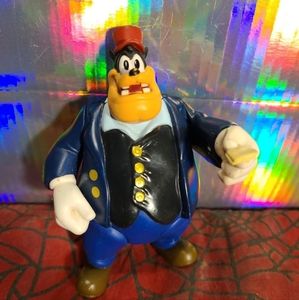 RARE Disney  Mickey Mouse "Pete  Train Ticket Collector"- Conductor 4" Figure#s2